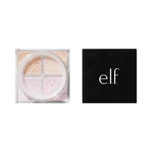 E.L.F. SET IT BRIGHT CORRECTING & BRIGHTENING SETTING POWDER QUAD (CUARTETO DE POLVO SUELTO PARA ROSTRO)